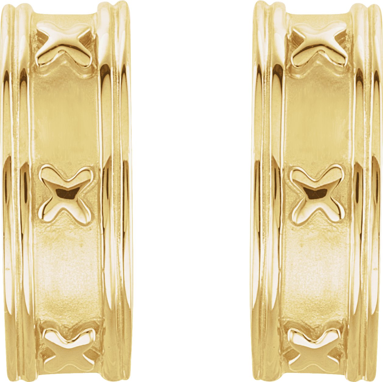 Alternative view of J-Hoop Earrings