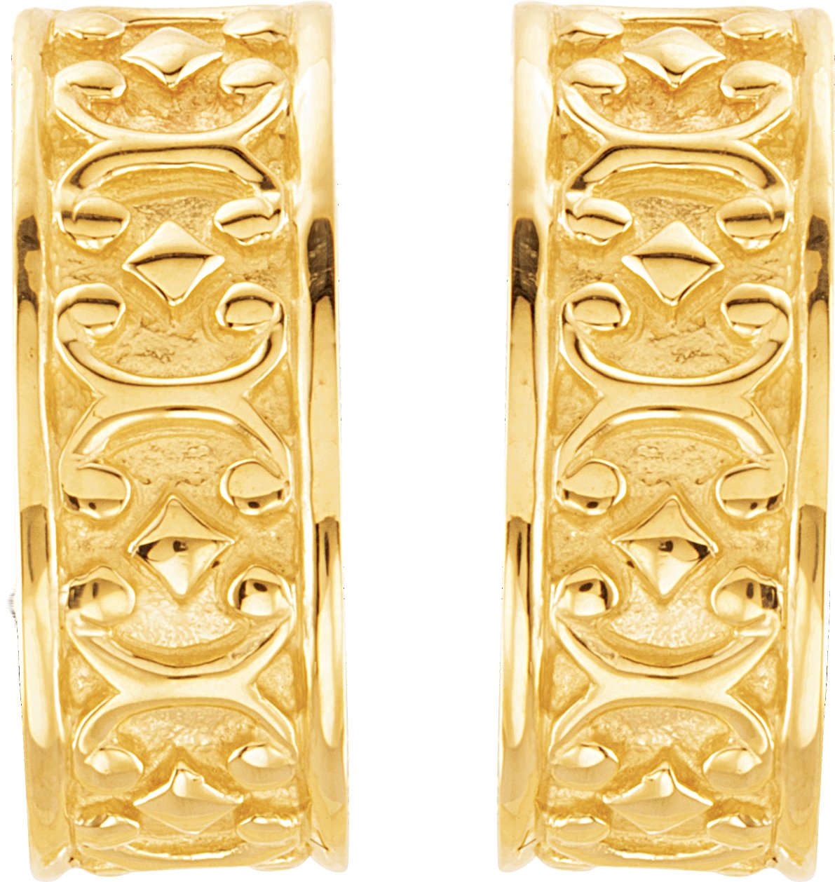 Alternative view of J-Hoop Earrings