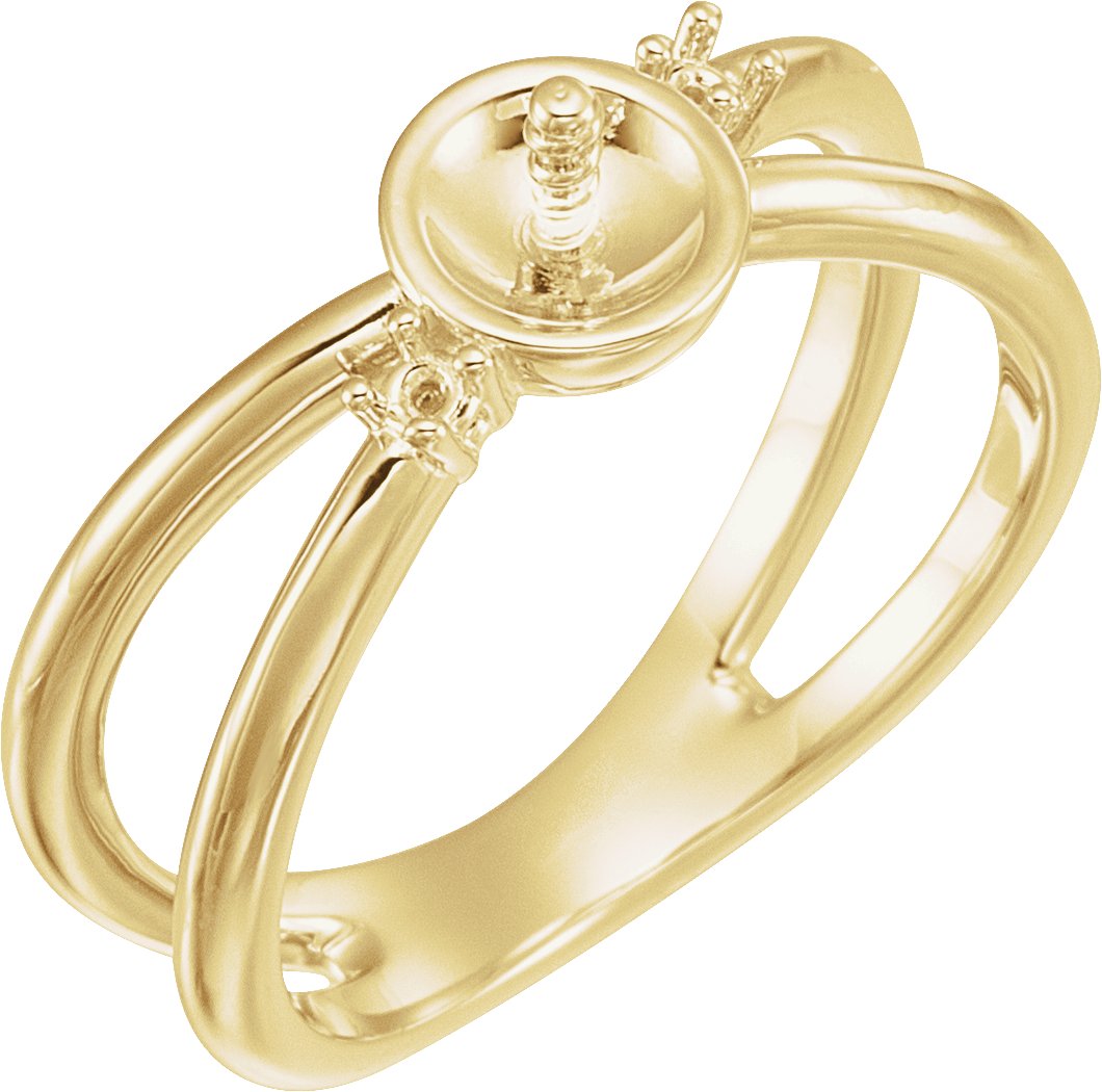 Pearl Negative Space Ring