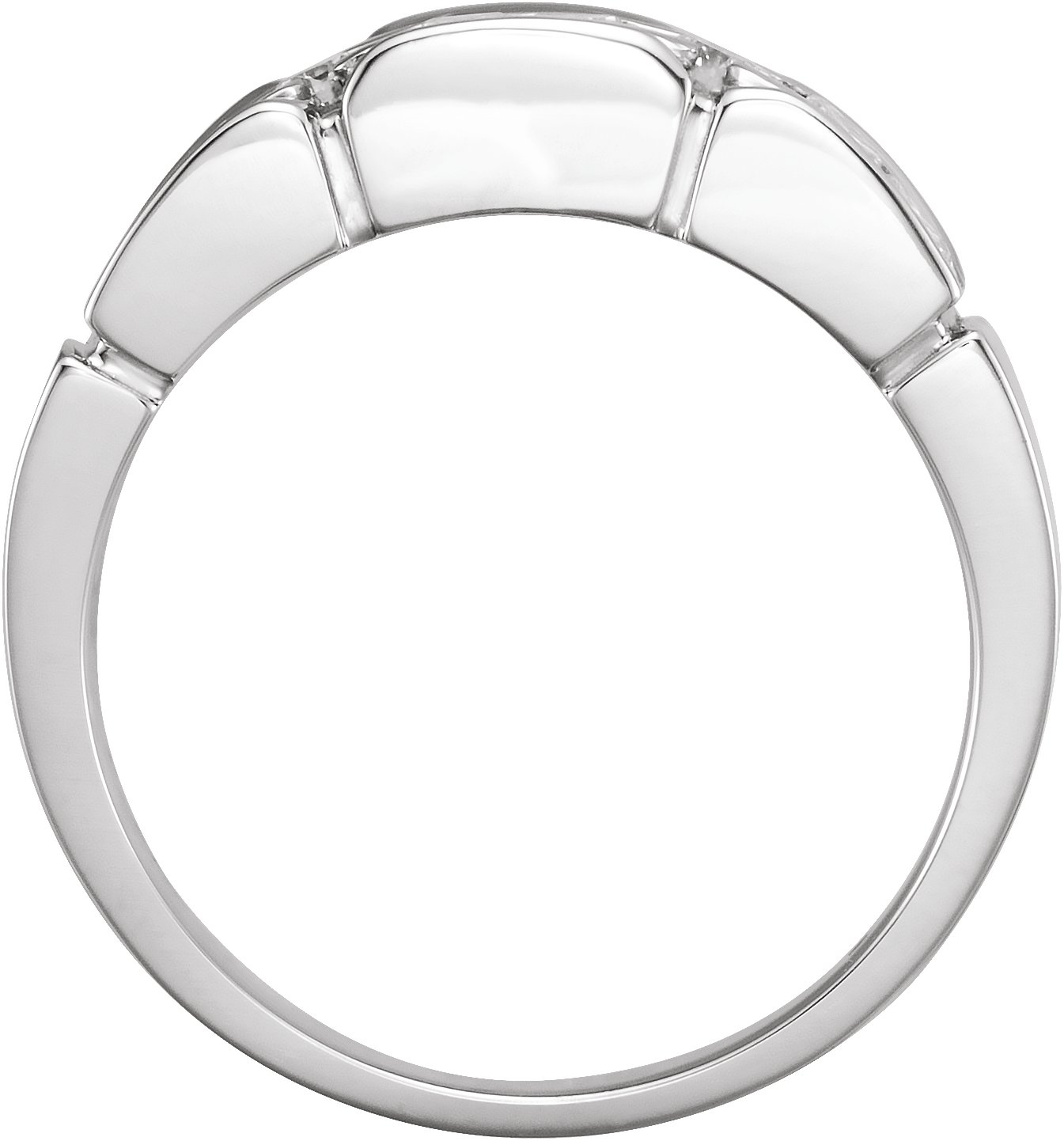 14K White 3/4 CTW Natural Diamond Ring