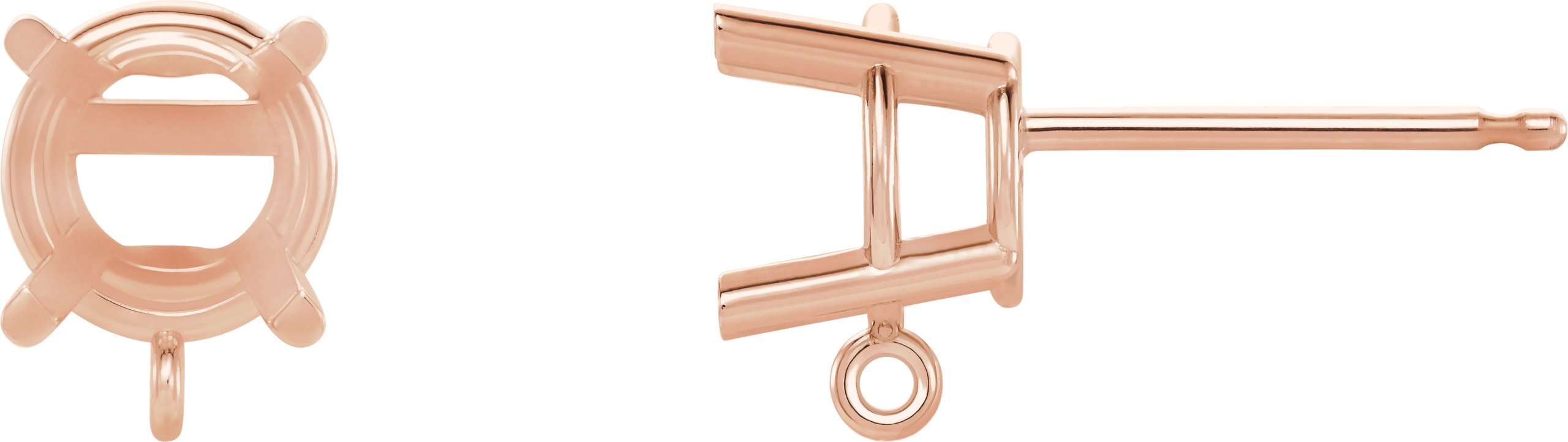 Basket Stud Earring Top