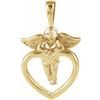 Heart and Angel Pendant Ref 371080