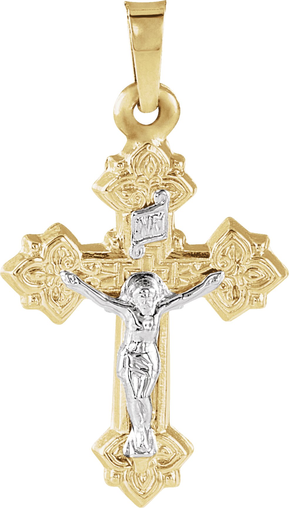 Hollow Crucifix Pendant