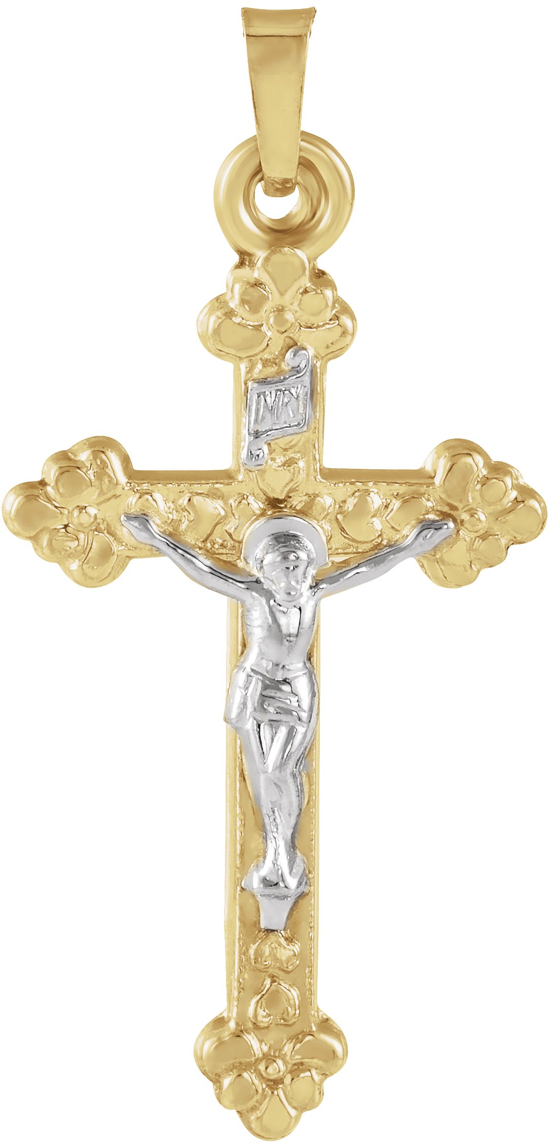 Hollow Crucifix Pendant 28 x 17mm Ref 271264