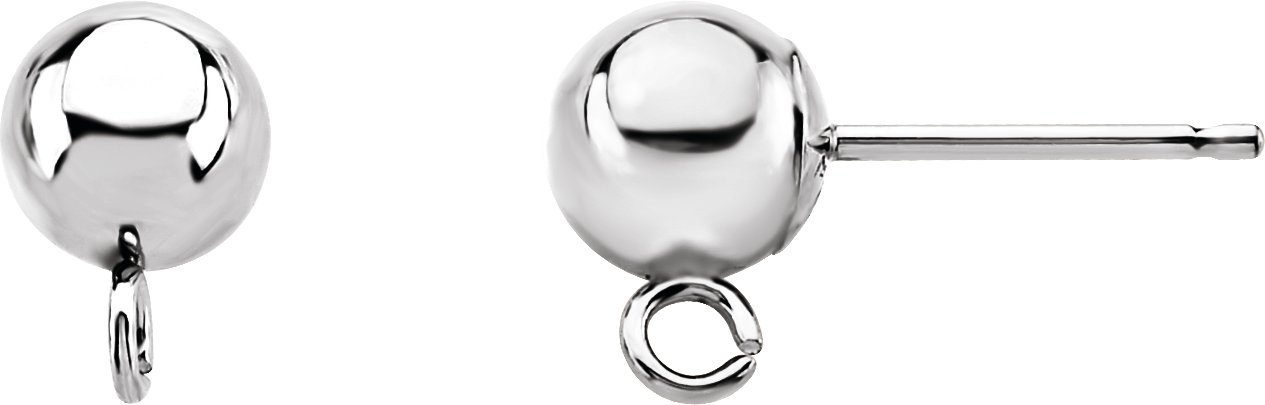 Hollow Ball Earring Tops