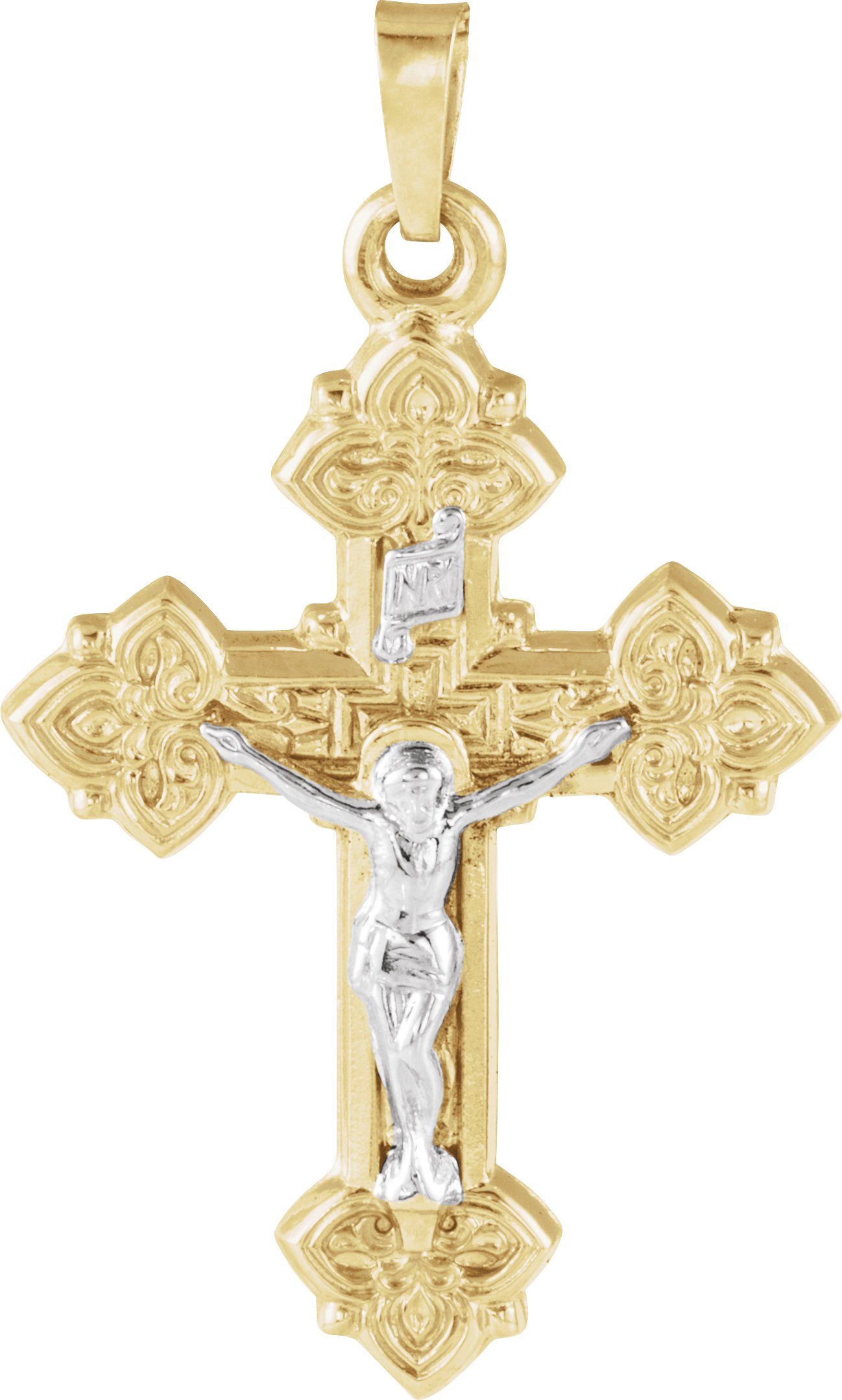 Hollow Crucifix Pendant