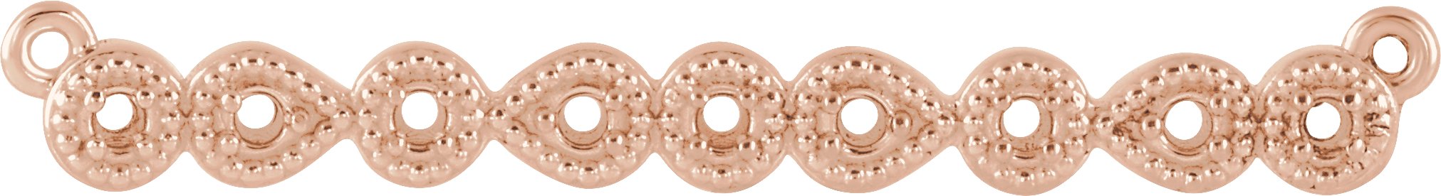 Accented Milgrain Bar Necklace or Center