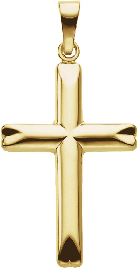 Hollow Cross Pendant 25 x 17mm Ref 706273