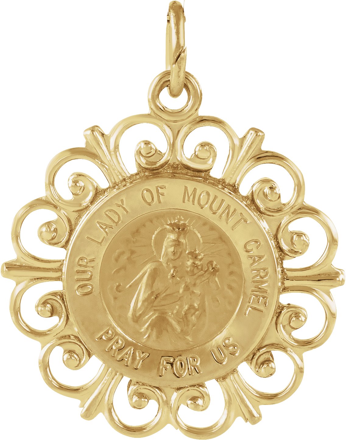 Our Lady of Mount Carmel Medal 18.5mm Ref 437082