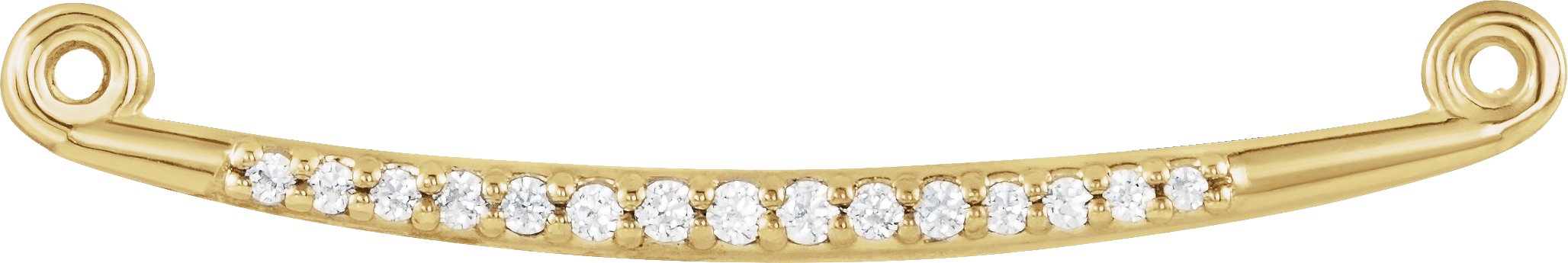 Curved Bar Necklace or Center