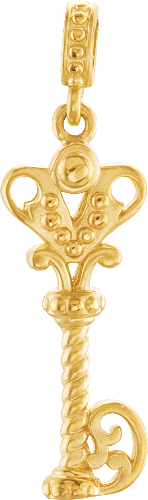 14K Yellow Vintage Style Key Pendant Ref. 3395072