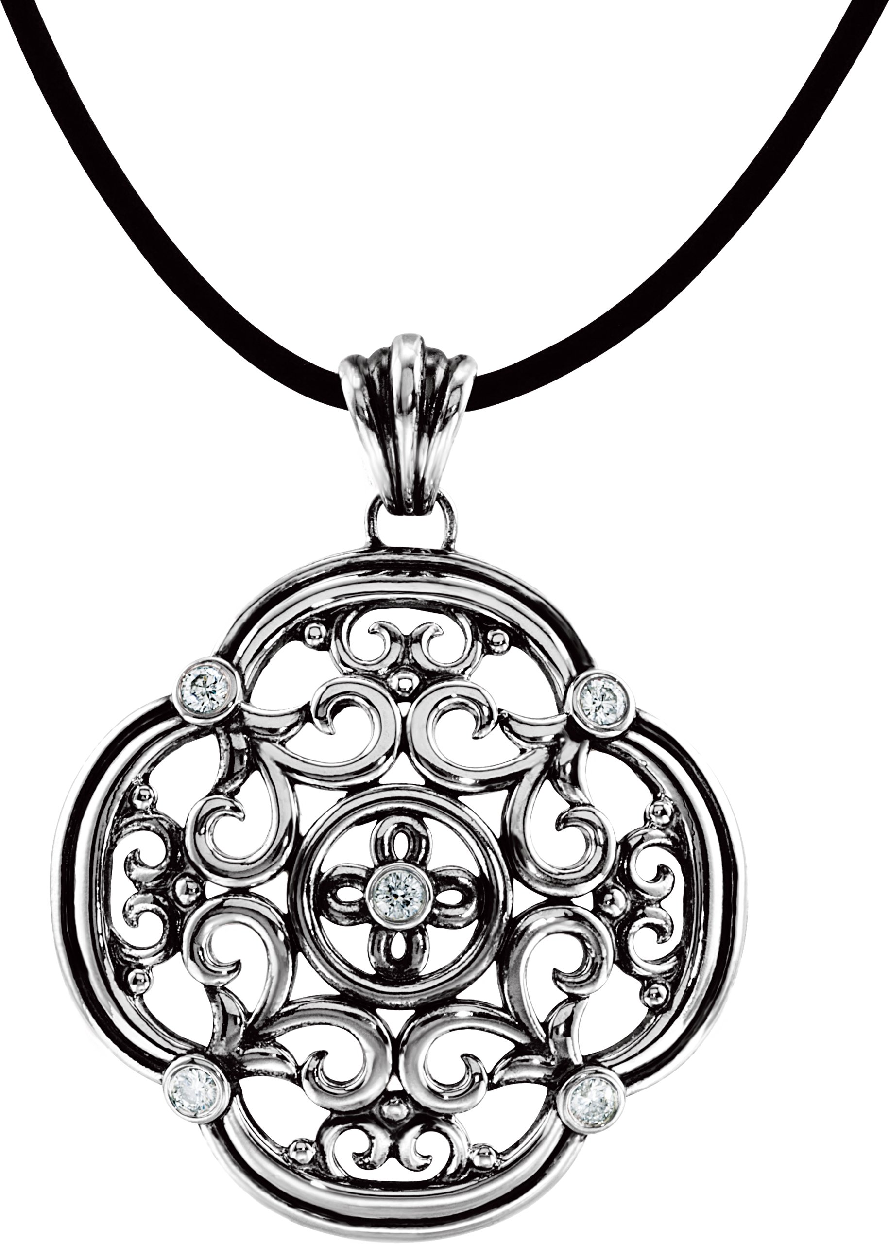 Filigree Design Pendant or Necklace