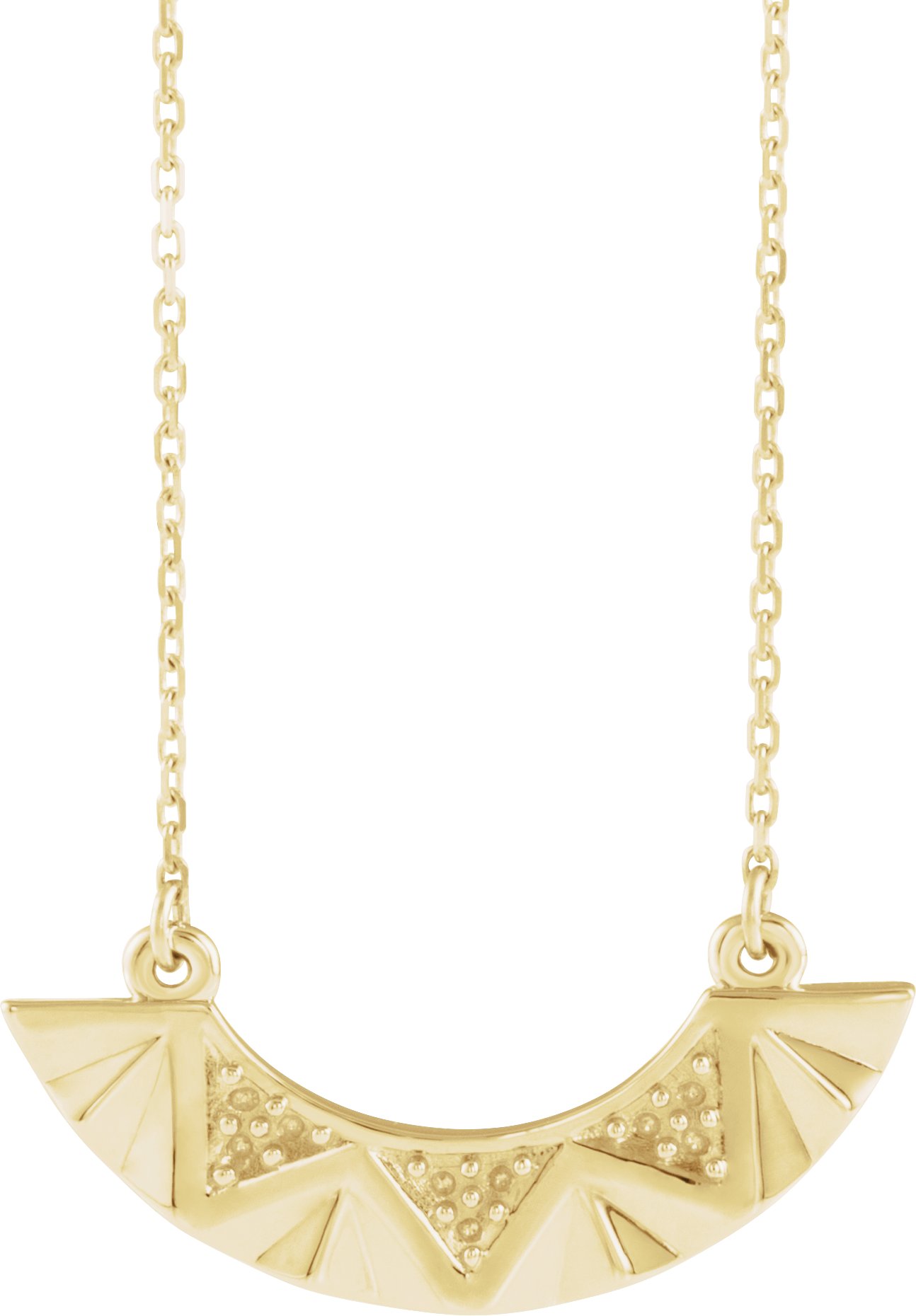 Curved Bar Necklace or Center