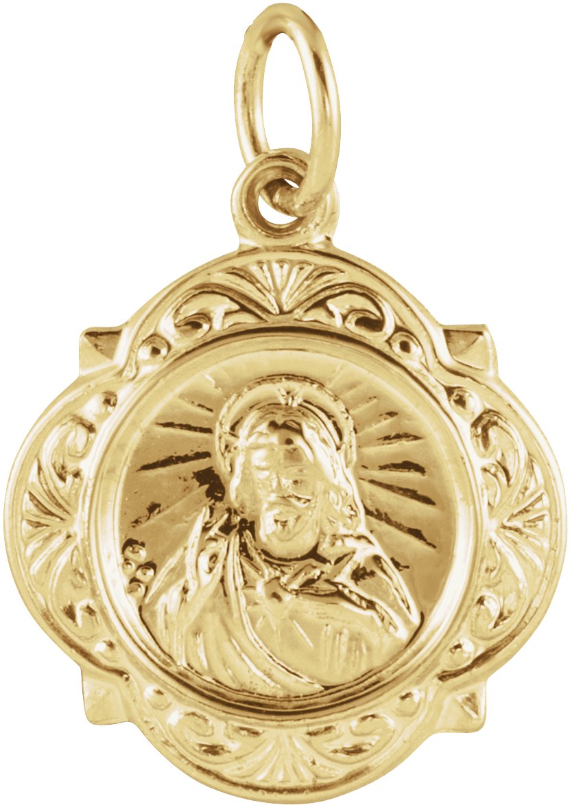 Sacred Heart of Jesus Medal 12.14 x 12.09mm Ref 927421