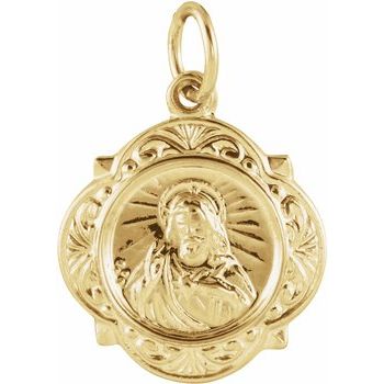 Sacred Heart of Jesus Medal 12.14 x 12.09mm Ref 927421