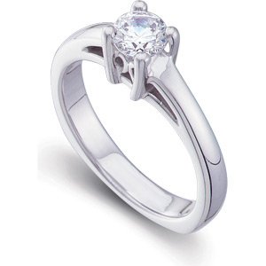 Cathedral Solitaire with Square Shank