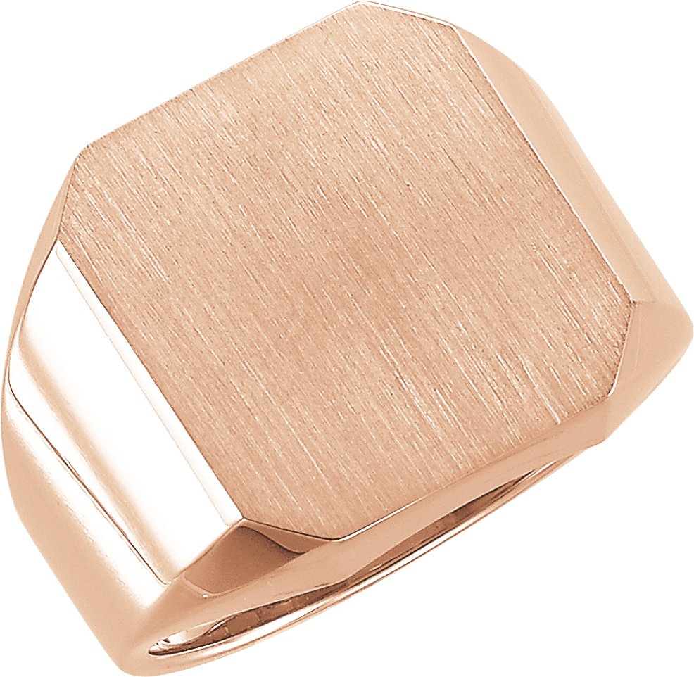 Octagon Signet Ring