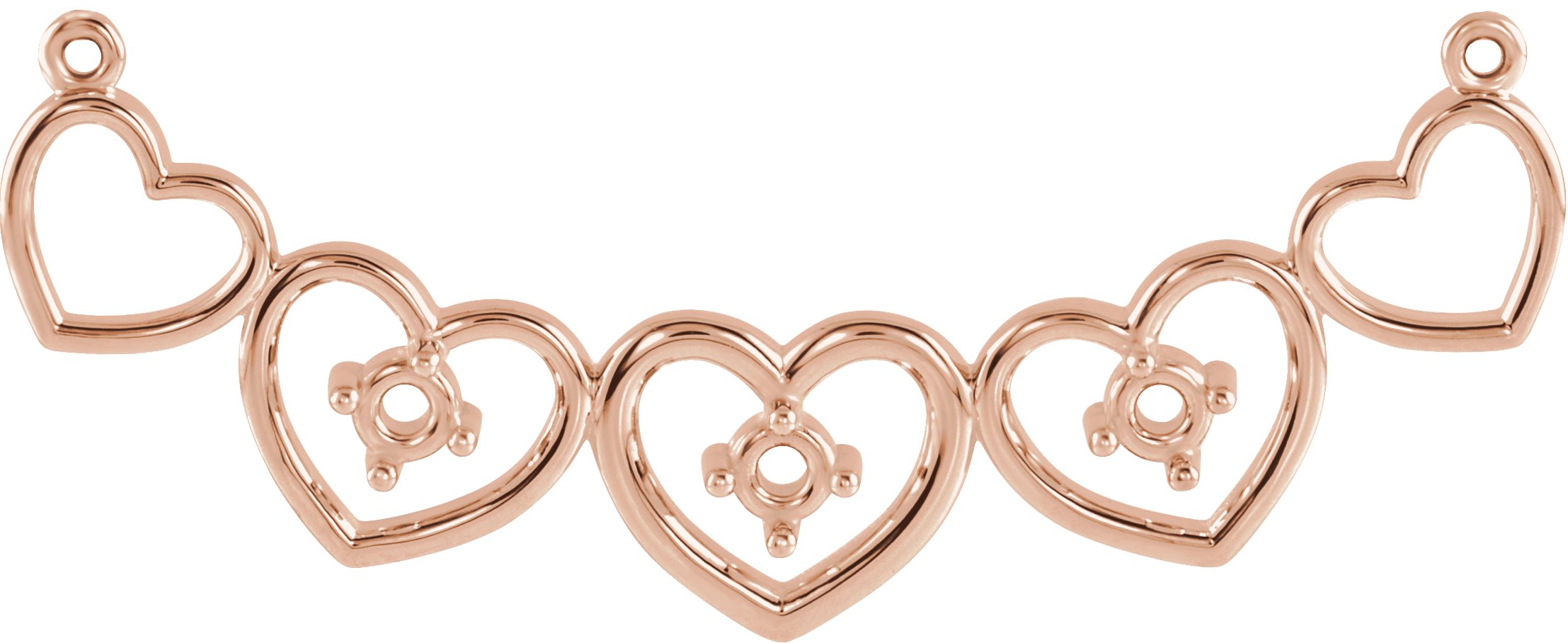 Family Heart Necklace or Center