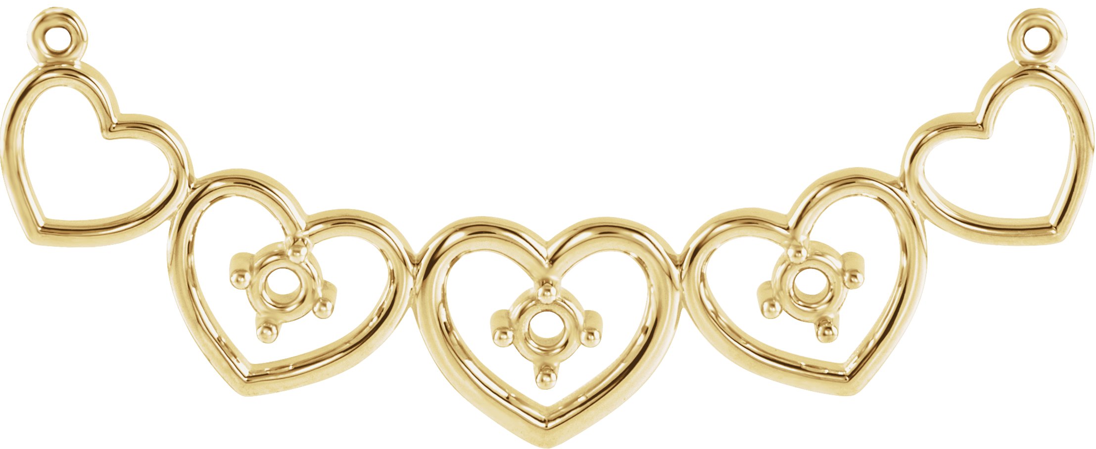 Family Heart Necklace or Center