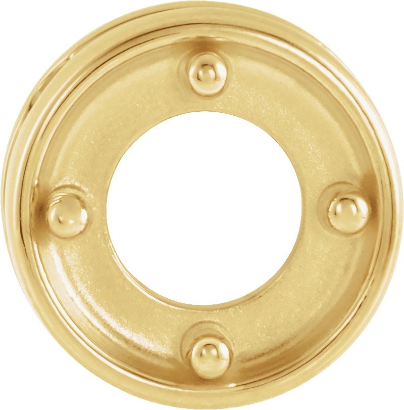 Round 4-Prong Slide Pendant