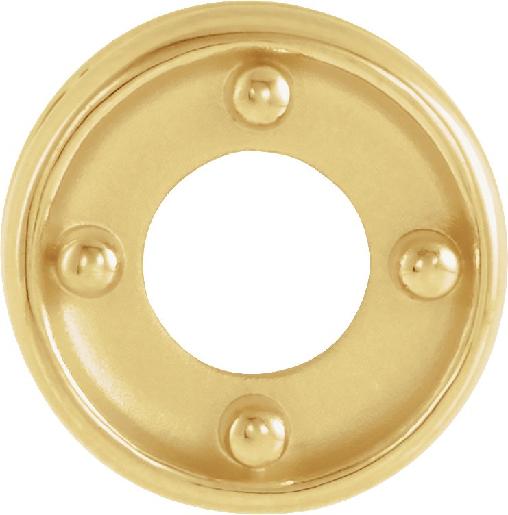 Round 4-Prong Slide Pendant