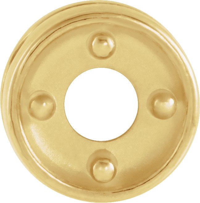 Round 4-Prong Slide Pendant