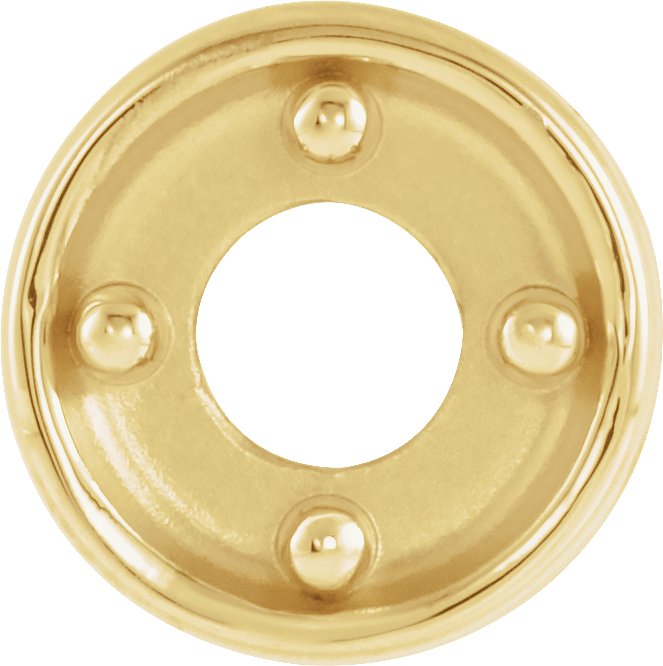 Round 4-Prong Slide Pendant