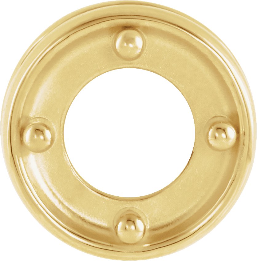 Round 4-Prong Slide Pendant