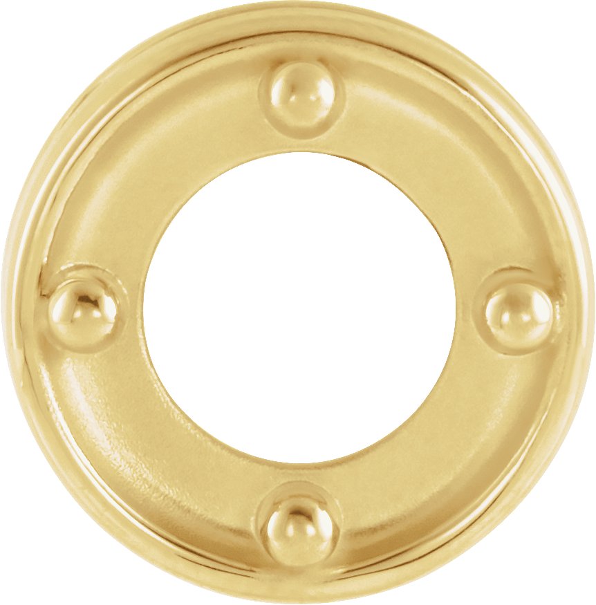 Round 4-Prong Slide Pendant