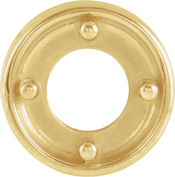 Round 4-Prong Slide Pendant