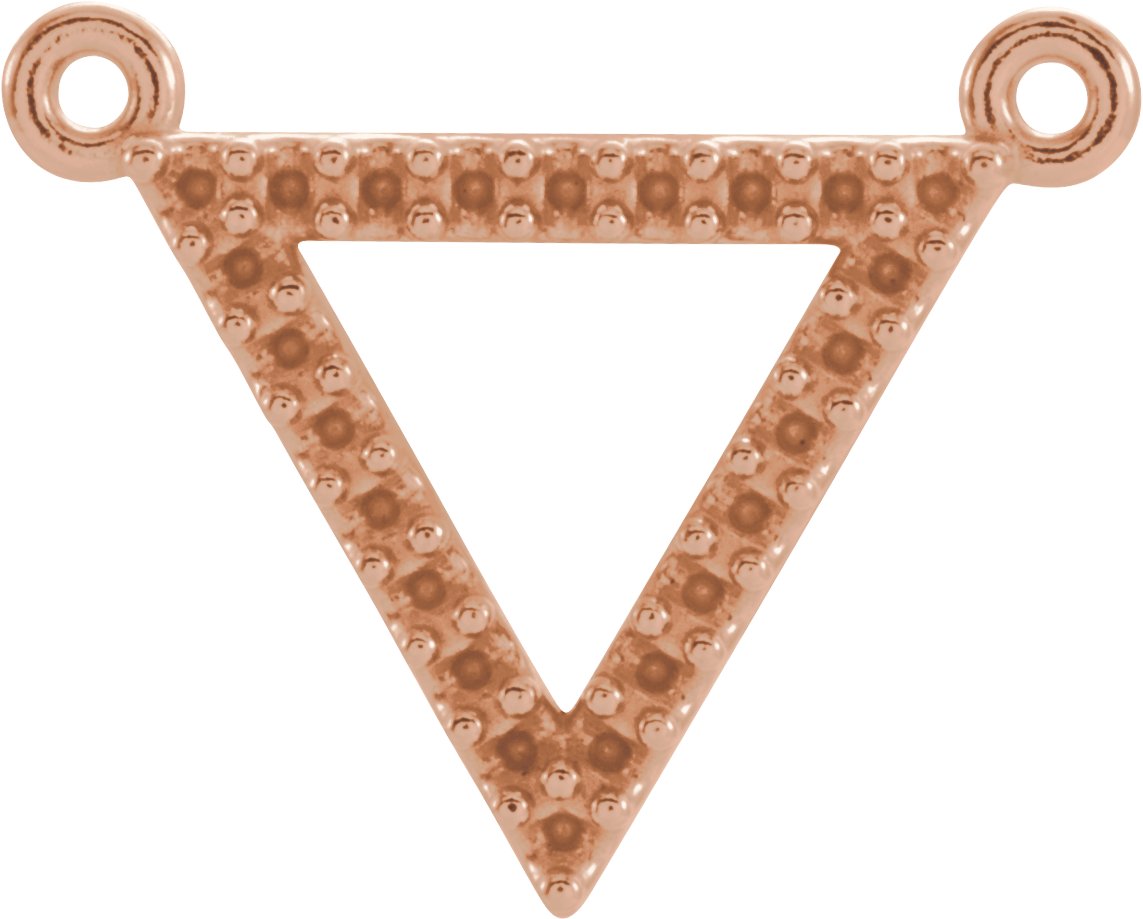 Triangle Necklace or Center