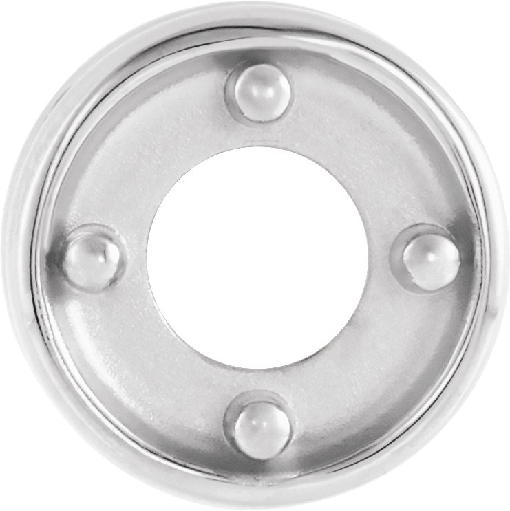 Round 4-Prong Slide Pendant