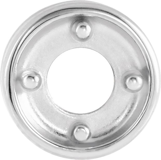 Round 4-Prong Slide Pendant