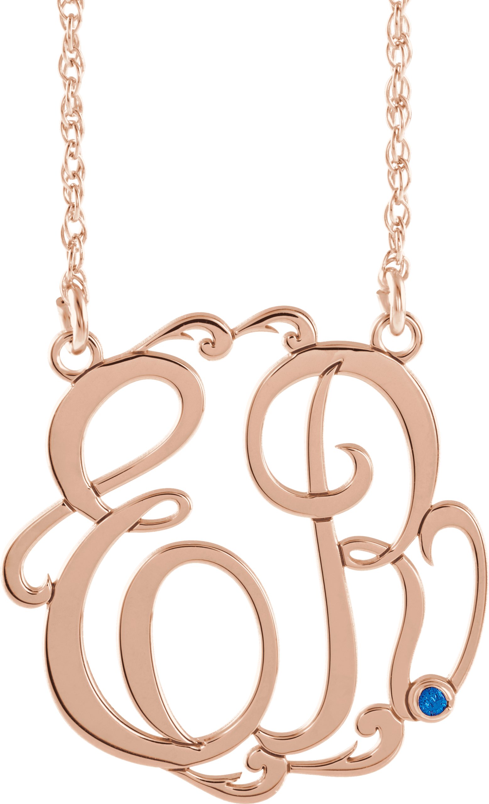 Script Monogram Necklace