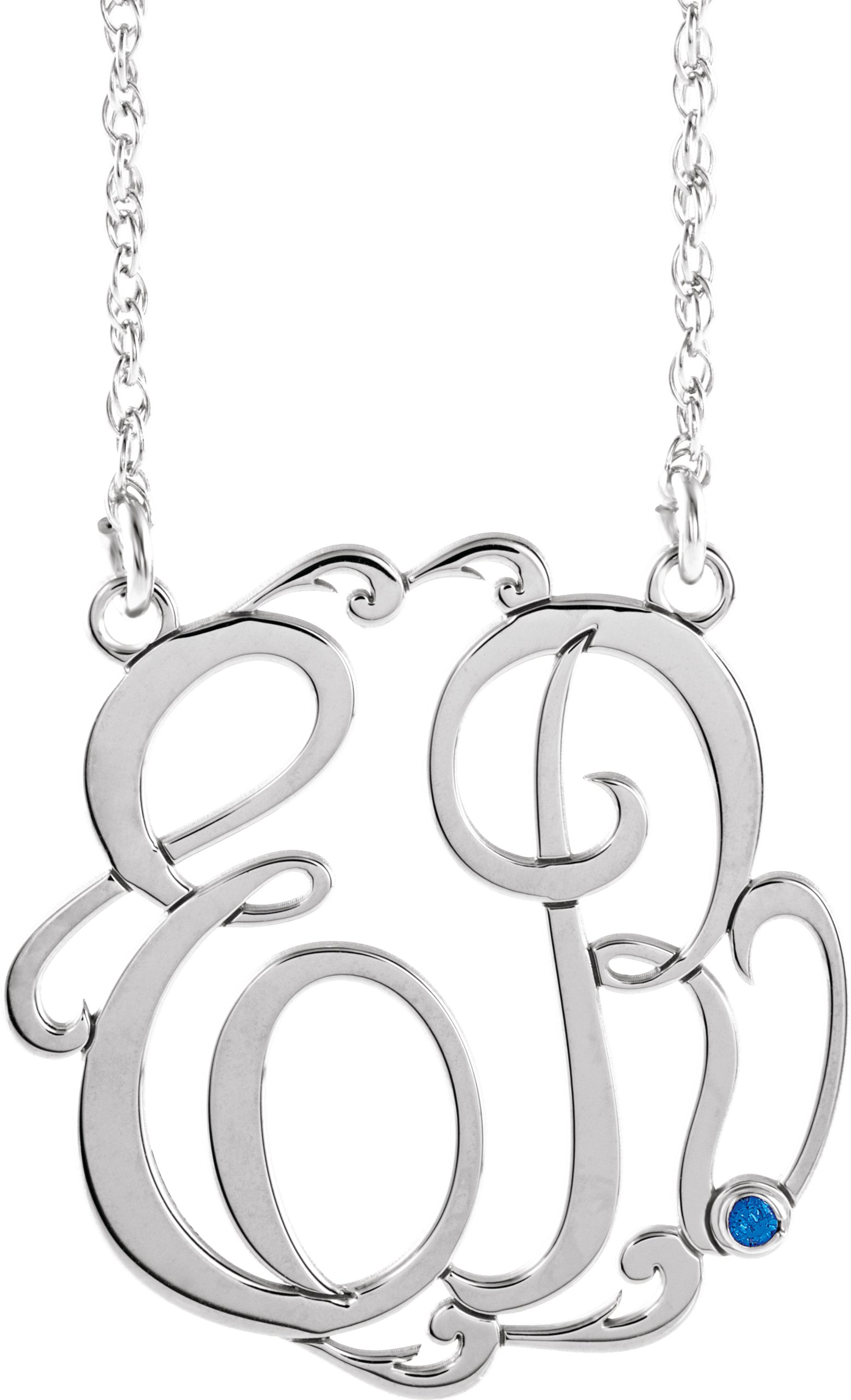 Script Monogram Necklace