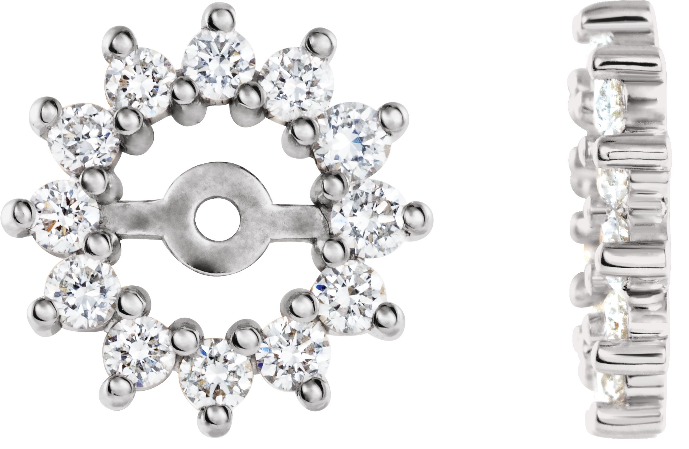 Diamond Earring Jackets .5 CTW Ref 113006