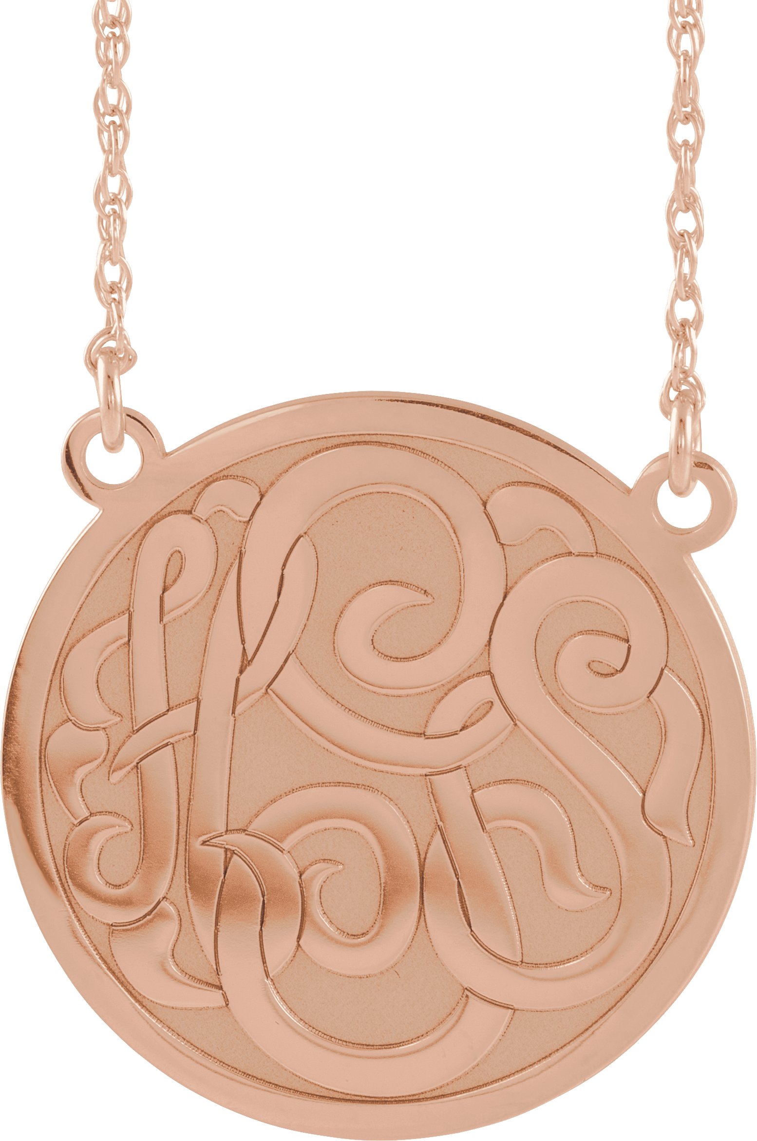 Script Monogram Necklace