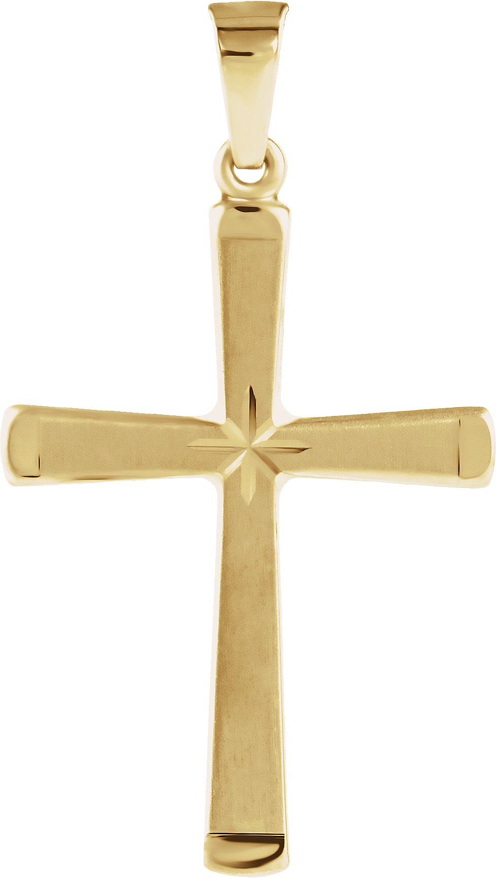 Hollow Cross Pendant 24 x 17.5mm Ref 217285