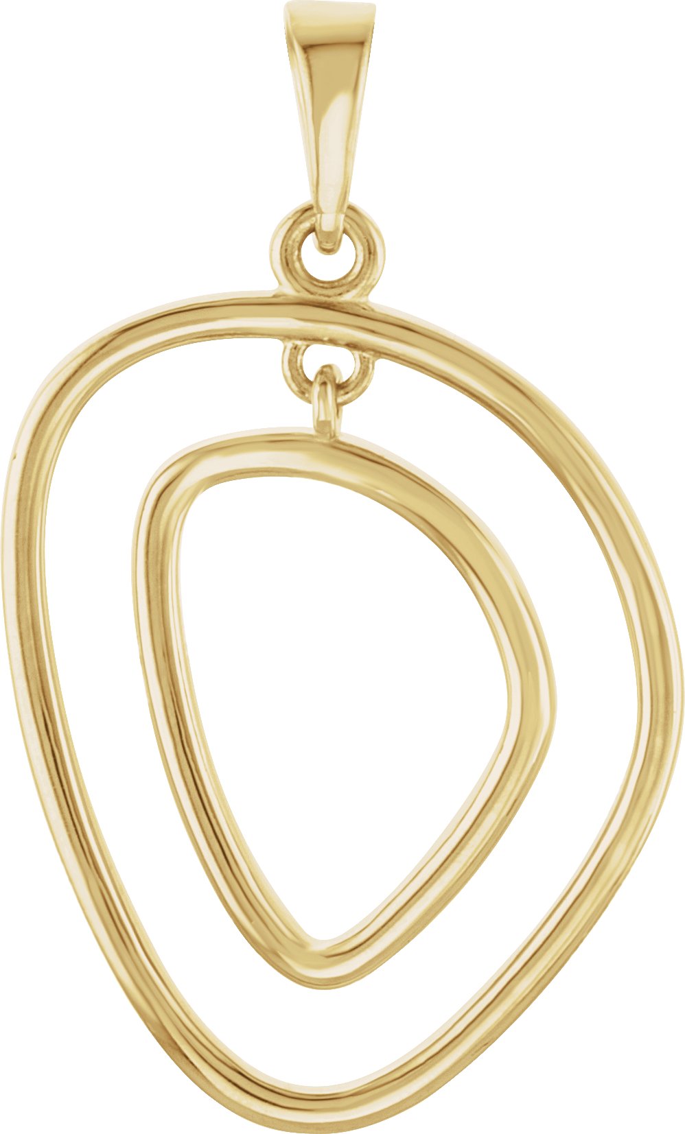 14K Yellow Open Silhouette Pendant Ref. 3418115