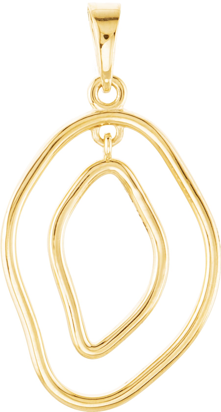 14K Yellow Geometric Pendant Ref. 3418580