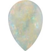 Pear Genuine White Opal (Notable Gems®)