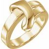 14KY 13mm Metal Fashion Knot Ring Ref 815420