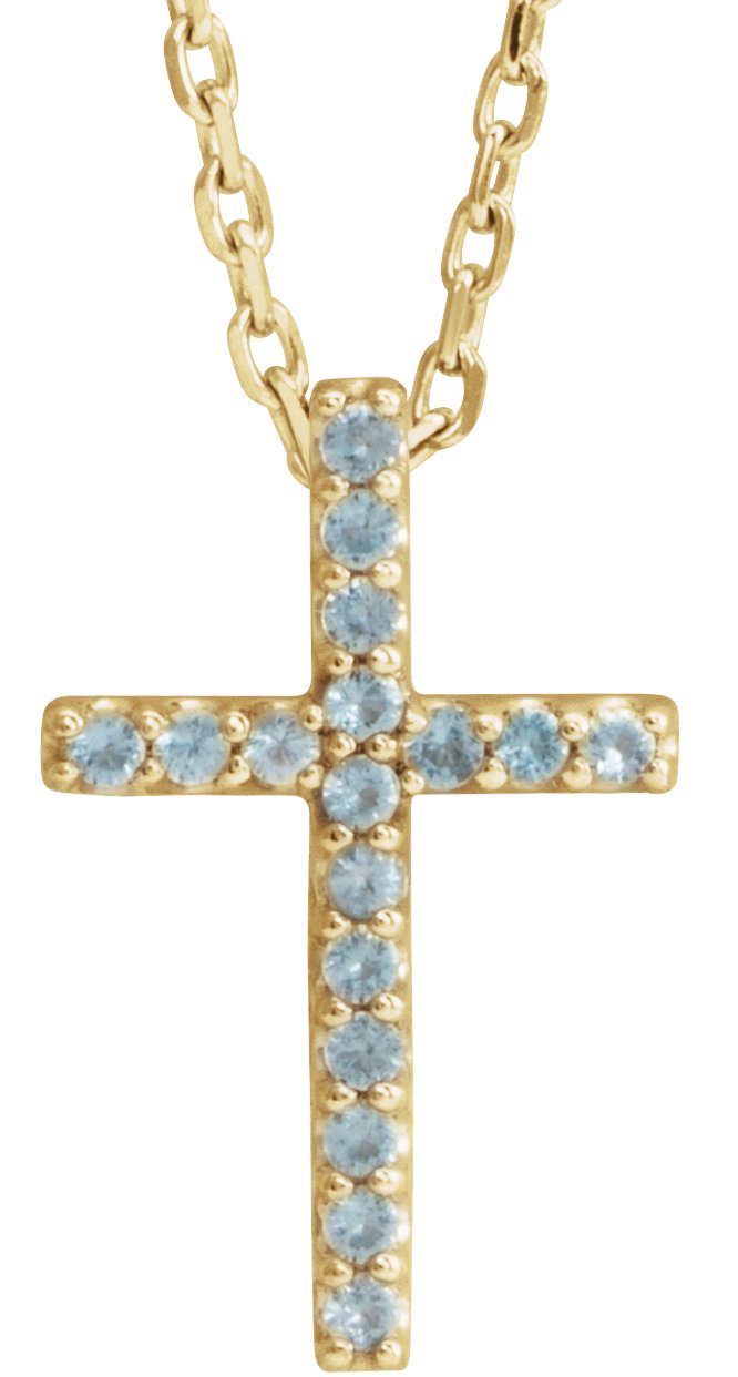 Petite Cross Necklace or Pendant