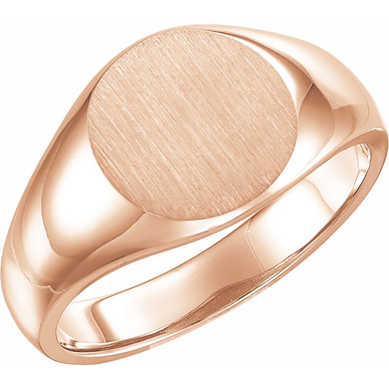 Round Signet Ring