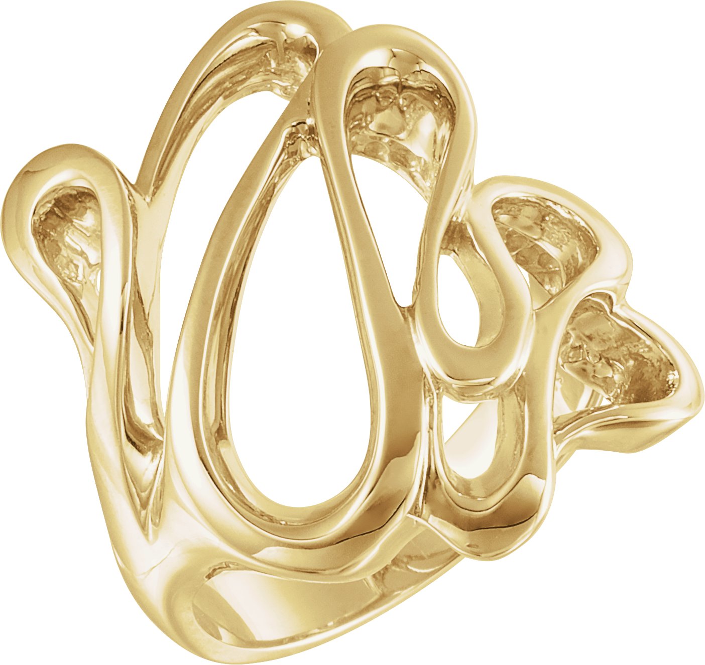 14K Yellow Freeform Ring