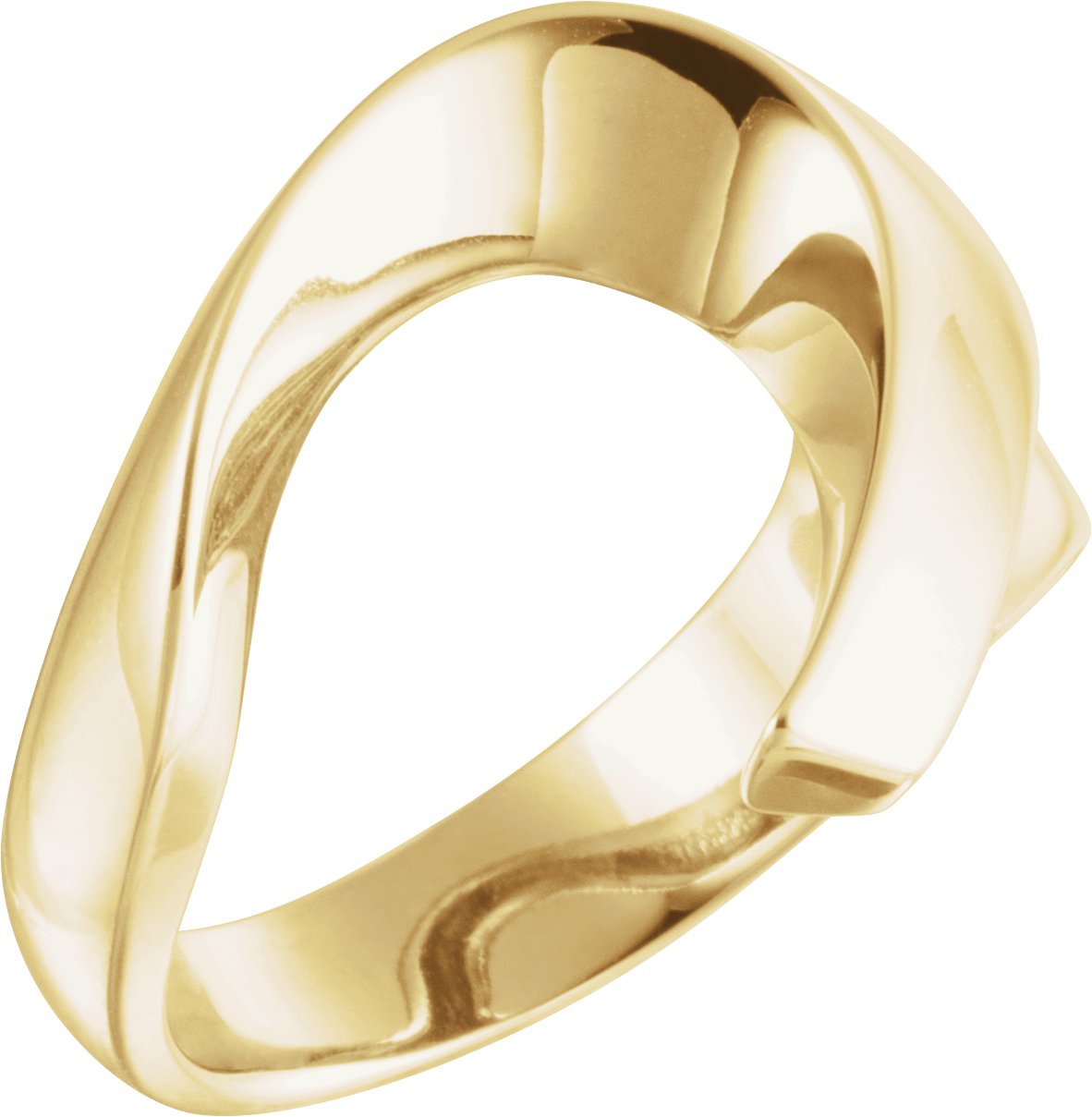 14K Yellow Freeform Remount Ring