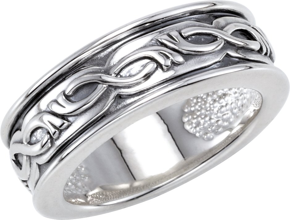 Sterling Silver Decorative Ring 