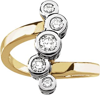 1/4 CTW Natural Diamond Right Hand Ring view 3