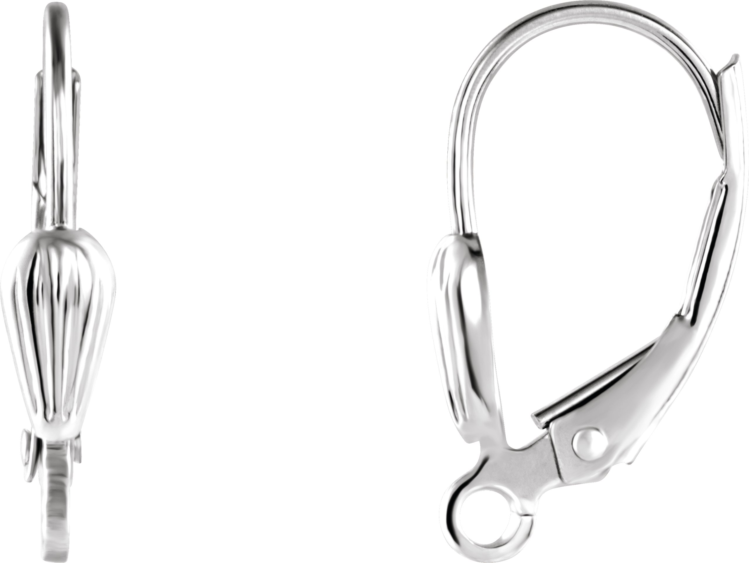 Shell Lever Back Earring Top