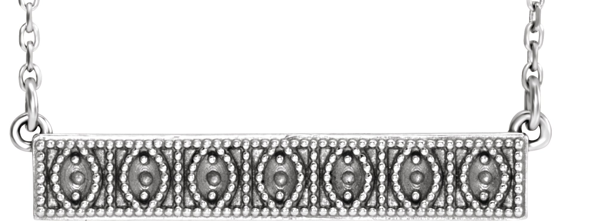 Accented Bar Necklace or Center